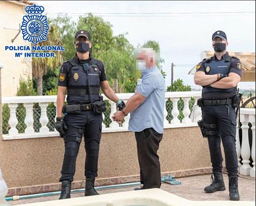 John Gilligan is cuffed by Spanish police in 2020