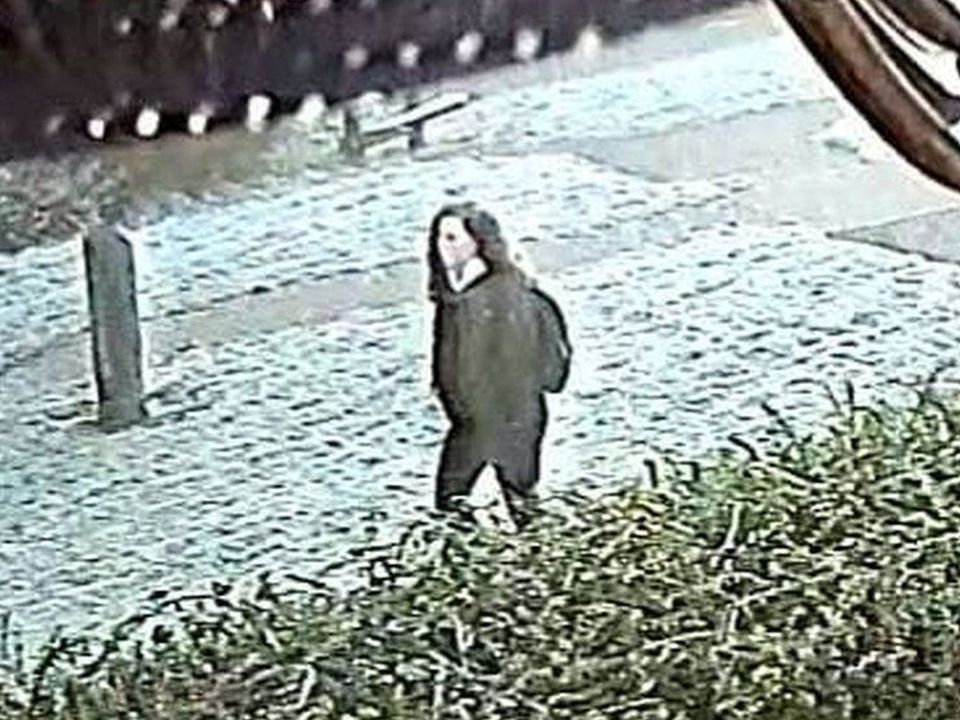 CCTV footage showed the last confirmed sighting of Leah Croucher walking to work on the day she disappeared