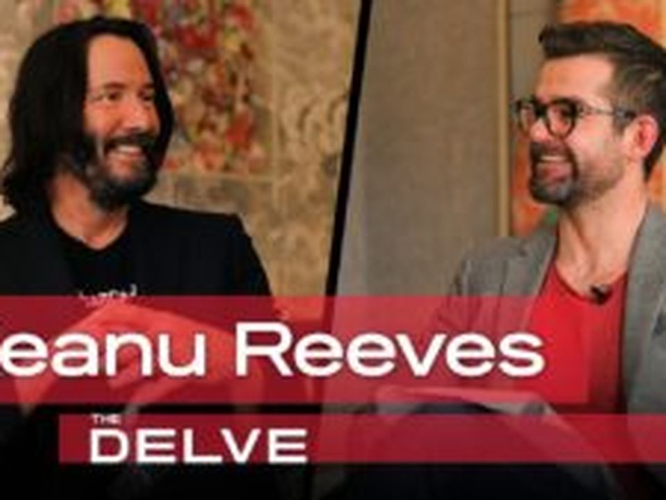 Mike Sheridan with Keanu Reeves
