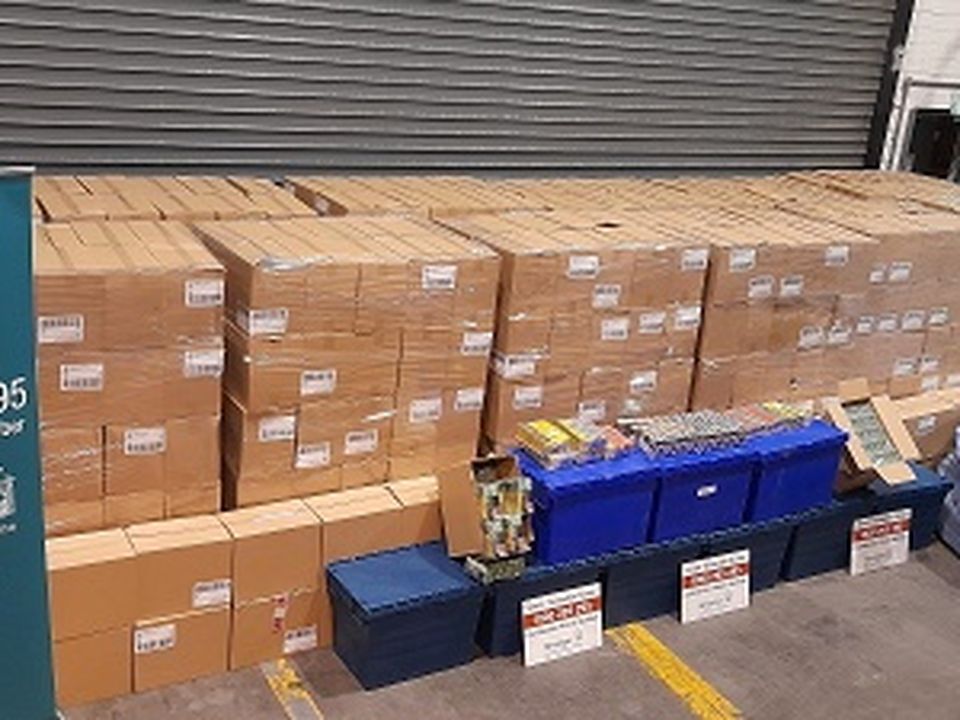 The smuggled tobacco and cigarettes seized on Friday was worth around €4.5 million