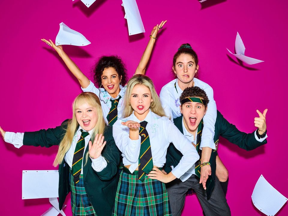 The cast of Derry Girls