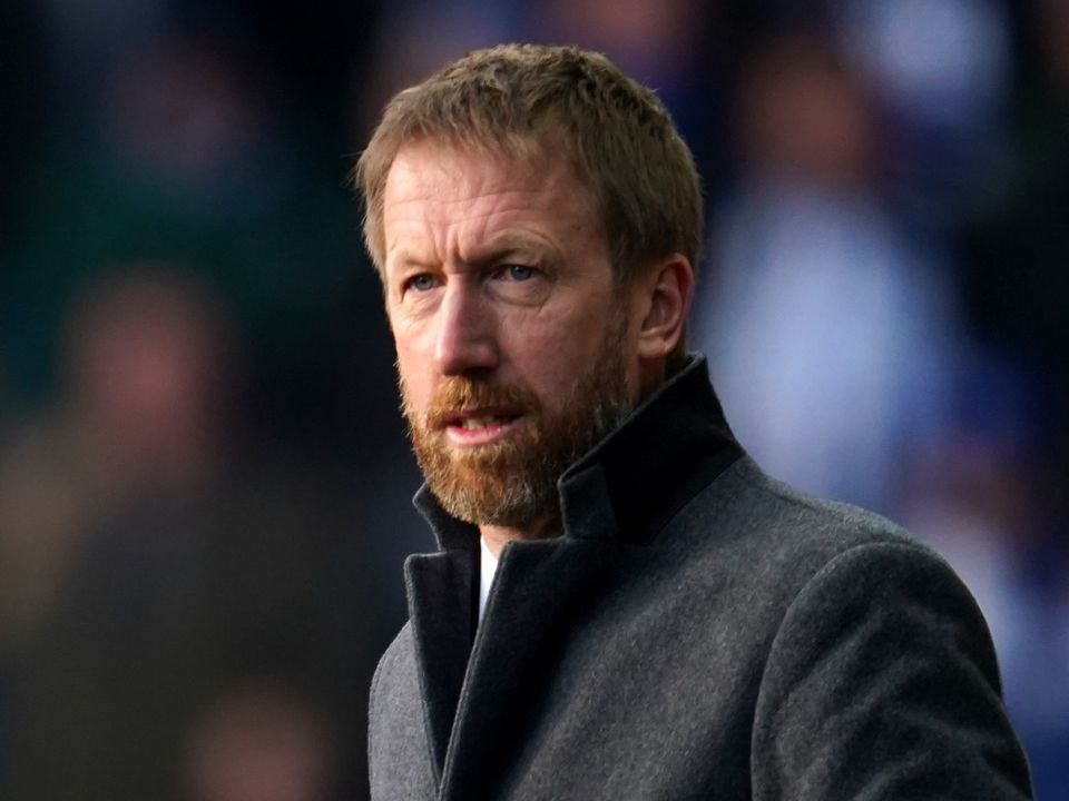 File photo dated 12-02-2022 of Brighton and Hove Albion manager Graham Potter, who intends finishing the season with a flourish even though his team appear safe from Premier League relegation. Issue date: Thursday April 28, 2022.