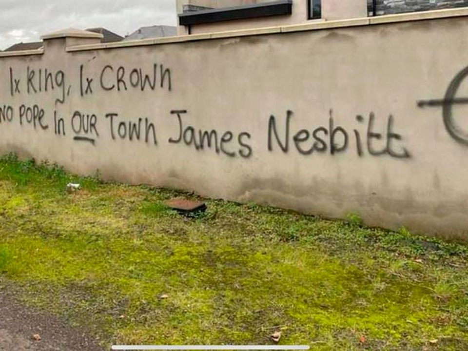 Images of the graffiti have been circulating on social media