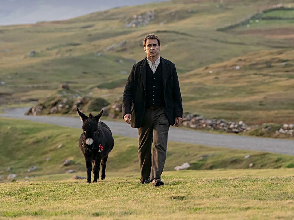 Jenny the Donkey with Colin Farrell in the movie