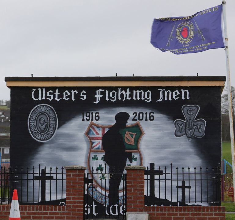 The Spot in Ballyduff where Ernie Dougan is to be remembered in a new paramilitary mural