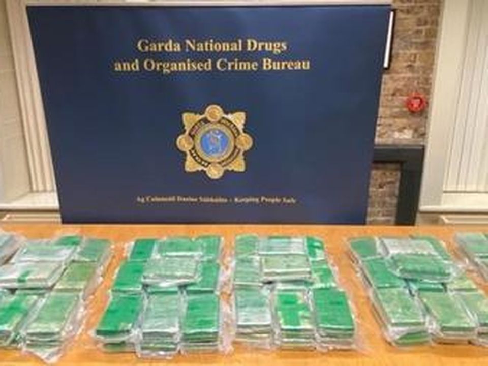 This is the 120-kilo haul was seized by gardai in Co Westmeath