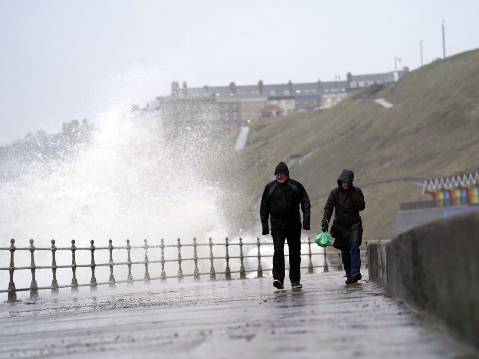 People were urged to stay indoors on Friday (Danny Lawson/PA)