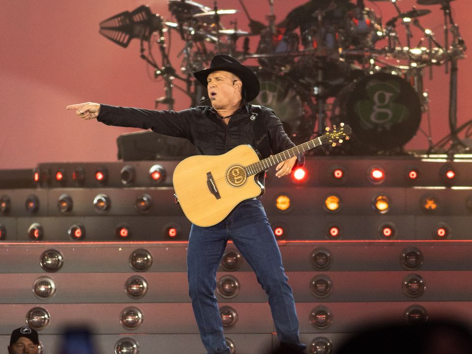 Garth Brooks on stage at Croke Park