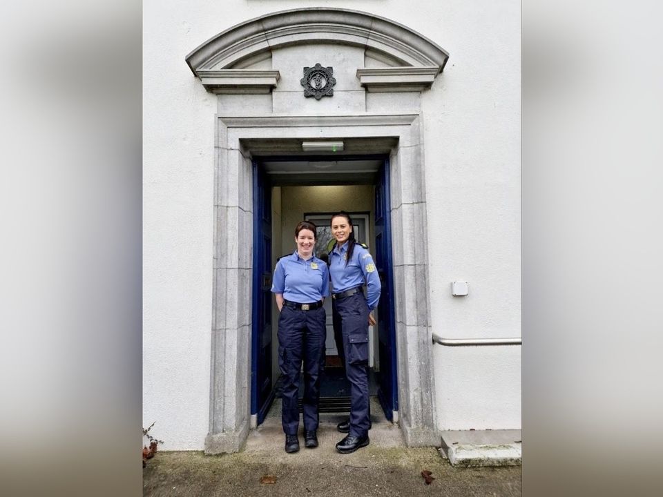 Grace Murray, left, and her colleague Edel Dugdale at Trim Garda Station.