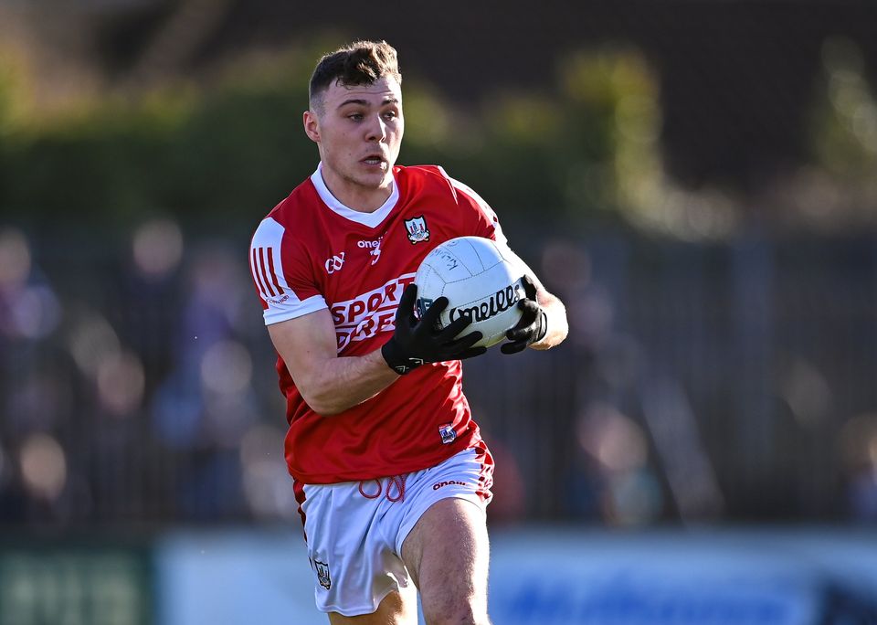 Daniel O'Mahony of Cork during the Allianz Football League Division 2 match against Kildare. Photo: Piaras Ó Mídheach/Sportsfile