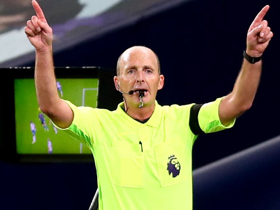Mike Dean has been reported to be set for a VAR role after he retires as a referee (Clive Rose/PA)