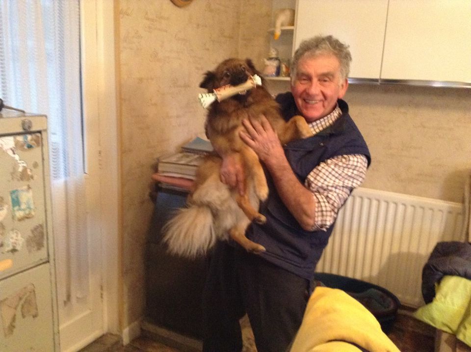 Noel with his rescue dog Zac