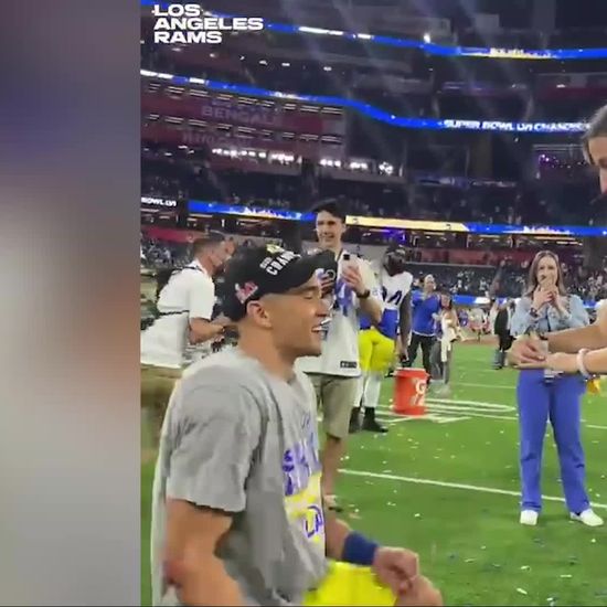 Los Angeles Rams' Taylor Rapp Proposes To Girlfriend After Epic Super Bowl  LVI Win