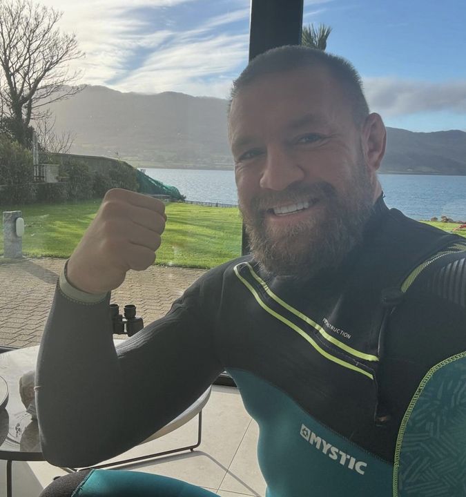 Conor McGregor enjoys the outdoors in Rostrevor