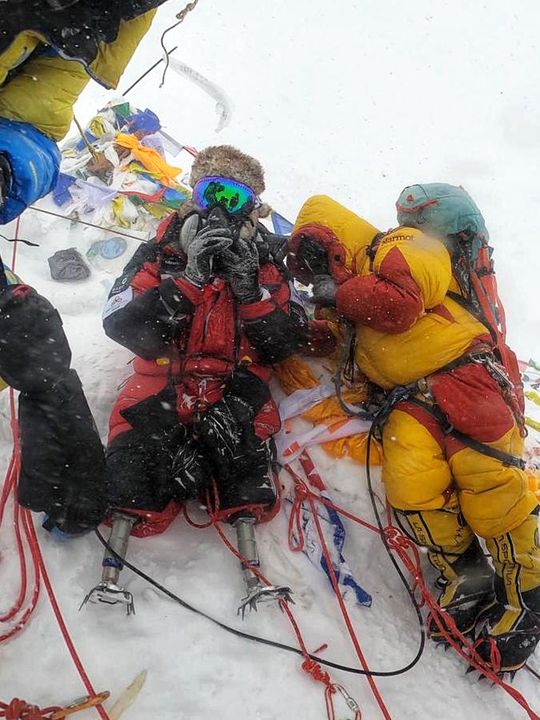 Hari Budha Magar, who has become the first double above-the-knee amputee to summit Mount Everest (Shanta Nepali Productions/Jeet Bahadur Tamang)