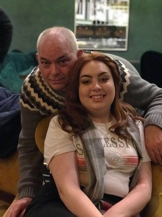 Eimear with her loving dad