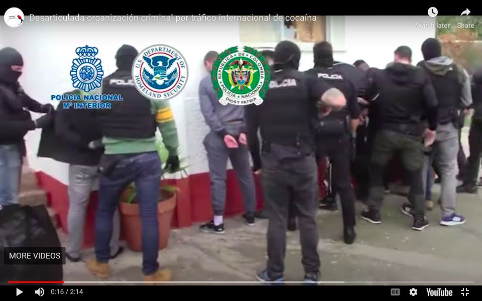 A total of nine suspects were rounded up