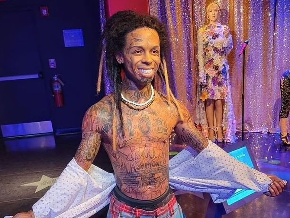 Lil Wayne was shocked after a dodgy waxwork appeared in a museum