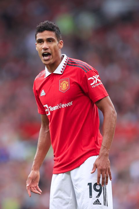 Raphael Varane should be given the task of trying to curtail Erling Haaland. Photo: Simon Stacpoole/Offside/Offside via Getty Images