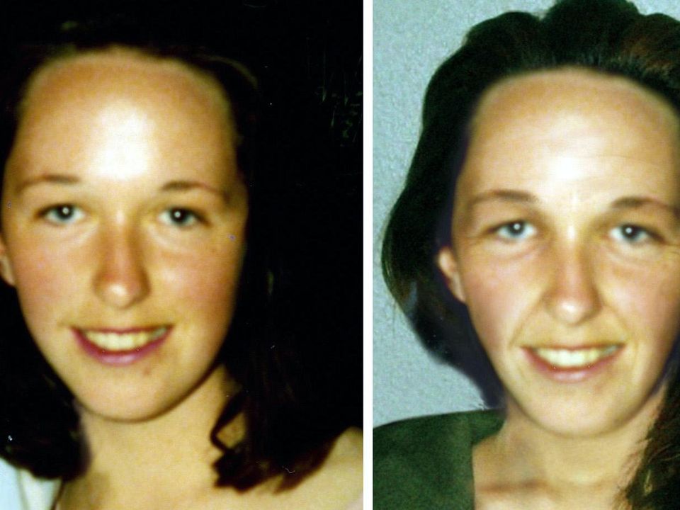 Jo Jo Dullard aged 21 (left), and a digitally enhanced version showing what she may look like some years later (Crimestoppers trust/PA)