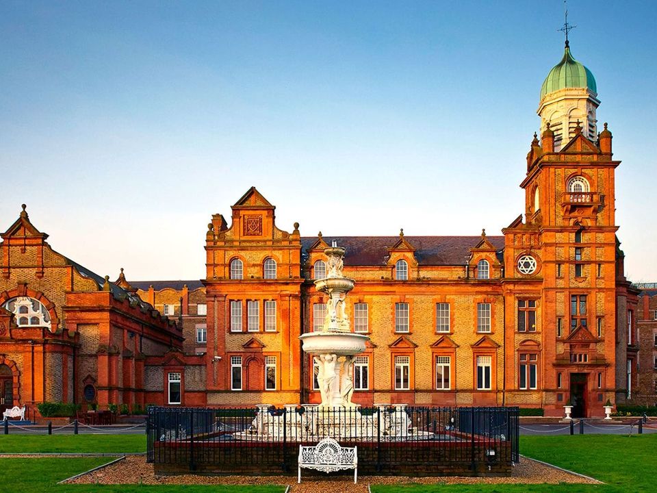 The Clayton Hotel's impressive exterior
