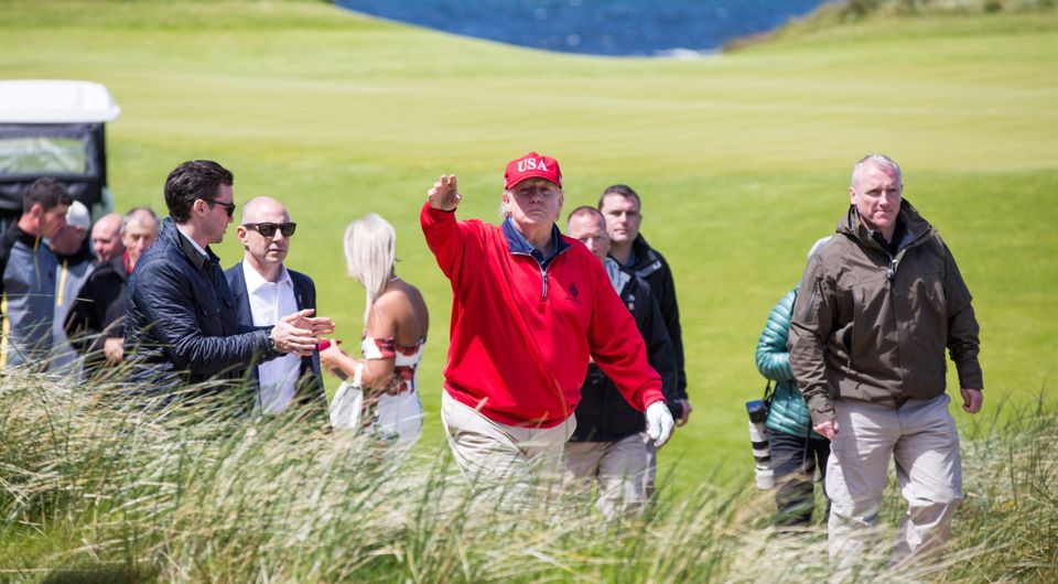 Donald Trump may try to weather political storm in windswept Doonbeg resort