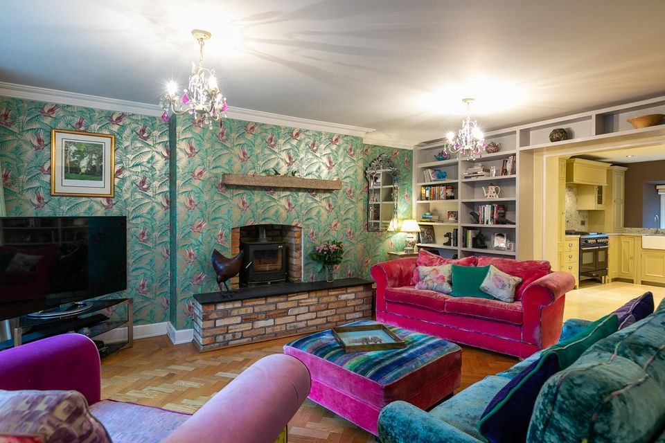 The open plan lounge