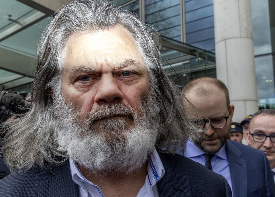 Gerry ‘The Monk’ Hutch outside the Special Criminal Court, Dublin, after he was found not guilty of the murder of David Byrne at a hotel in Dublin in 2016.(Sam Boal/PA)