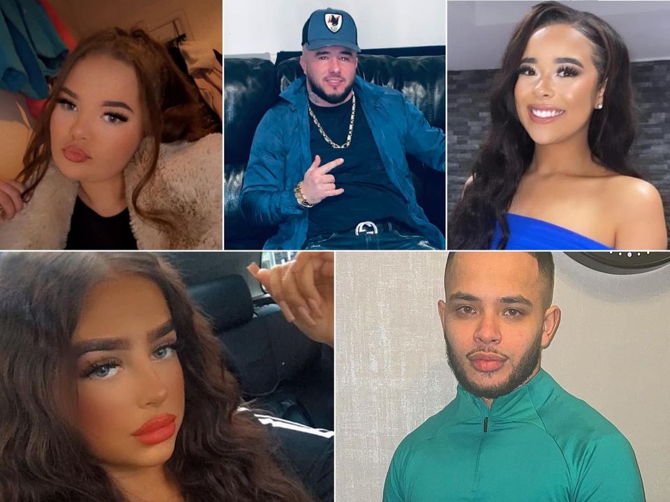 The victims involved in the horrific crash in Wales.