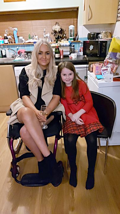 Brave: Sinead Connolly with her daughter Leah, who witnessed the shooting