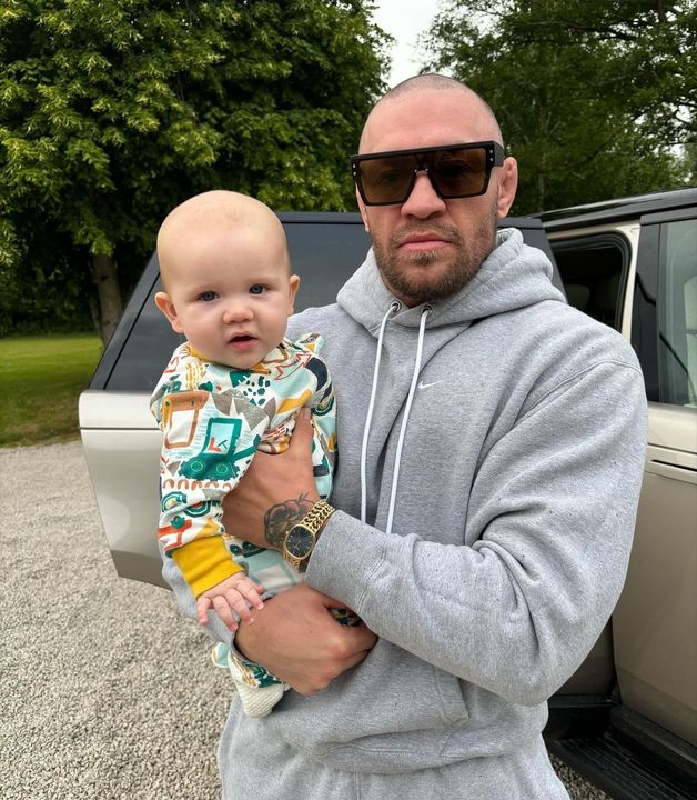 Conor posted a Father's day message from his home last Sunday