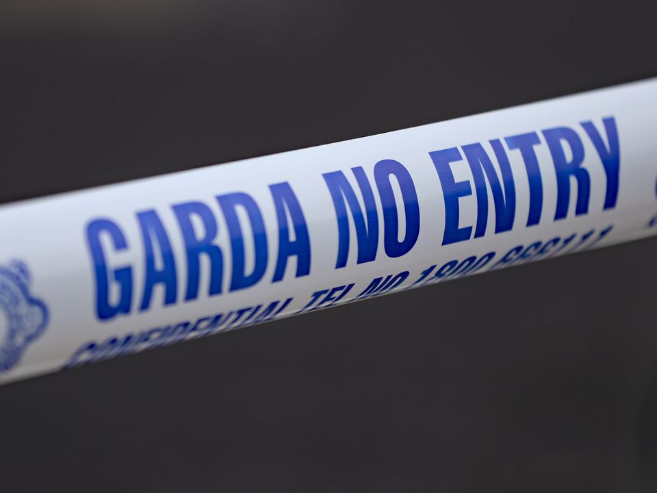 Stock images of Garda Crime scene tape.