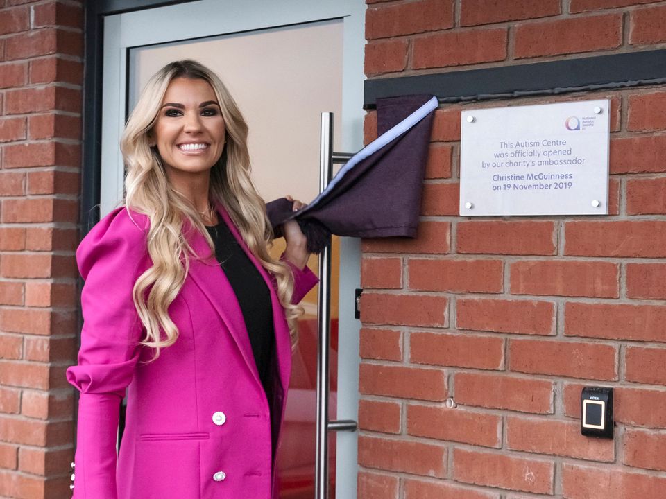 Christine McGuinness unveiled Carryduff centre in 2019