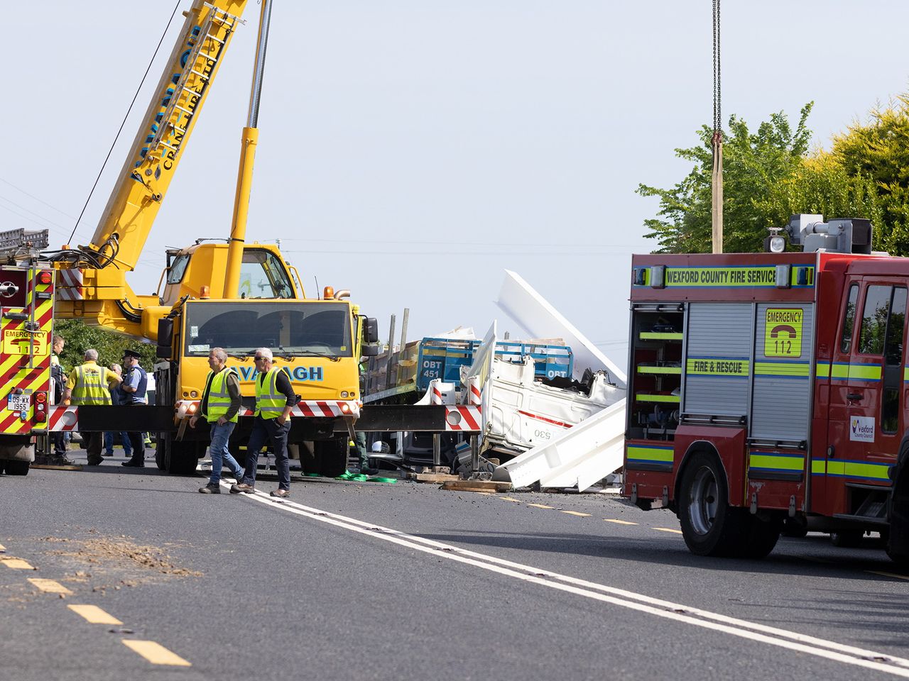 Truck Driver Airlifted To Hospital After Being Trapped For Over Two ...