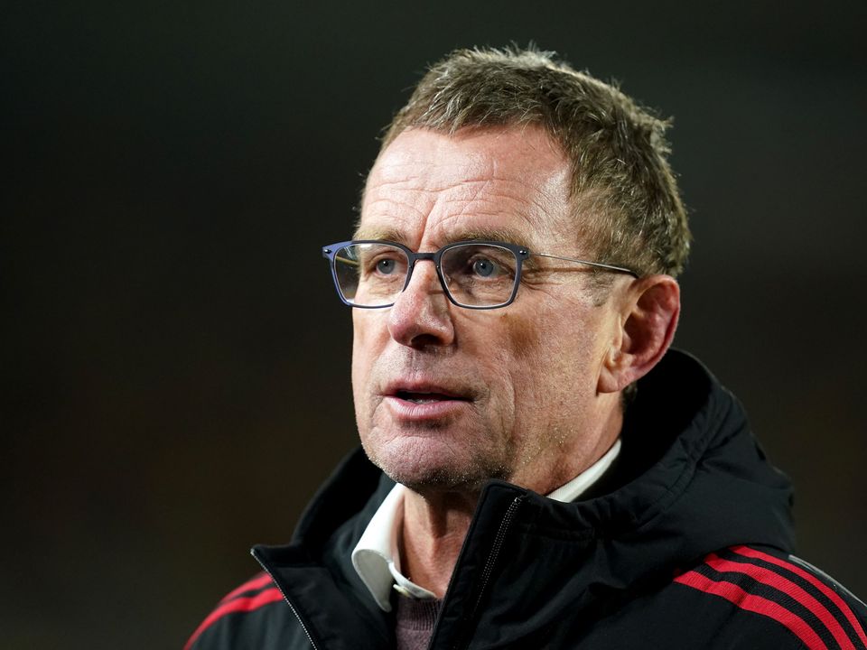 Ralf Rangnick admitted his Manchester United side have not always delivered the required character and commitment (Mike Egerton/PA)