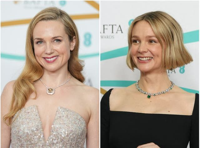 Kerry Condon (left) and Carey Mulligan (right) at the Baftas Photo: Getty
