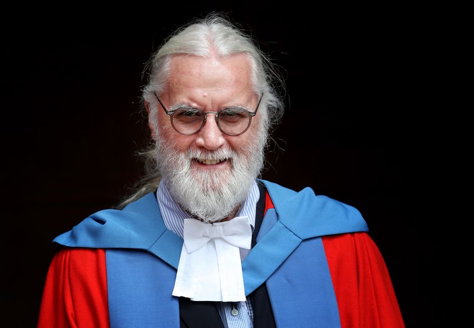 Sir Billy Connolly gets an honorary doctorate degree from the University of Strathclyde in Glasgow (PA)