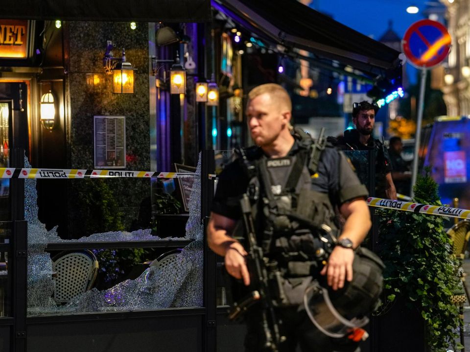 Police at the site of a shooting in Oslo. Photo: Javad Parsa/NTB via AP