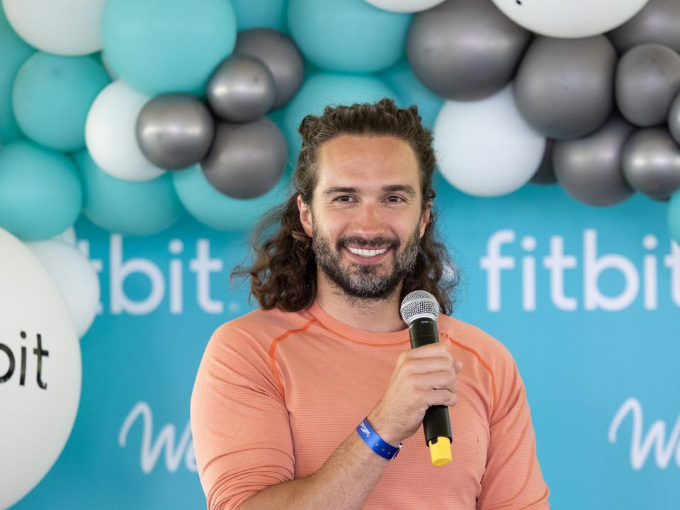 Joe Wicks at the Fitbit WellTalk Area at Wellfest. Photo: Naoise Culhane