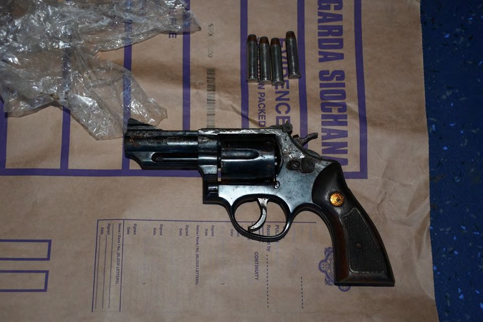 Seized handgun