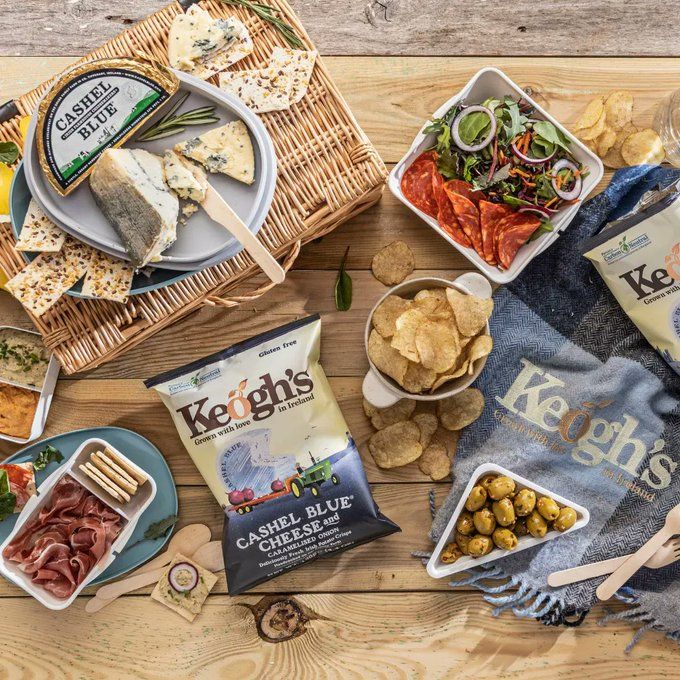 Keogh’s Cashel Blue Cheese & Caramelised Onion Crisps