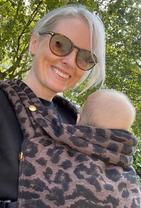 Sinead is all smiles with baby daughter Indie