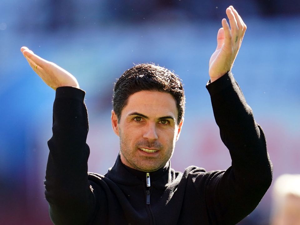Mikel Arteta says Arsenal will stick by their young players (Nick Potts/PA)