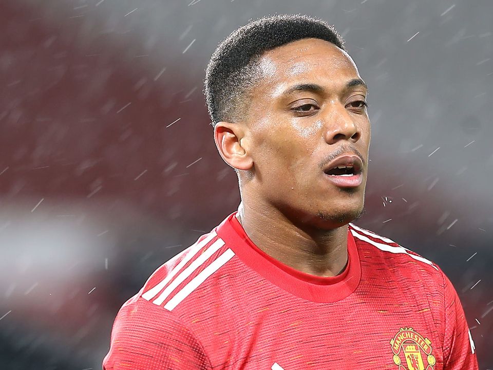 Manchester United forward Anthony Martial had fallen down the pecking order at Old Trafford (Martin Rickett/PA)
