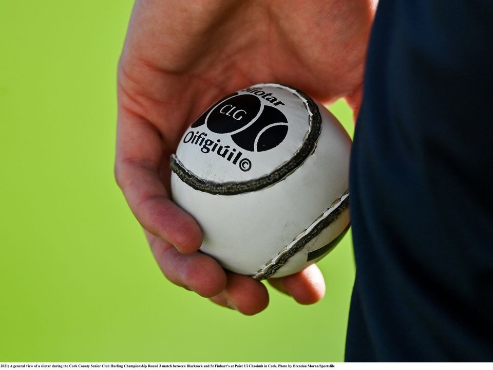 Stock image of a sliotar. Photo: Brendan Moran/Sportsfile