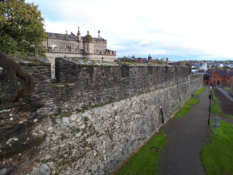 The city’s famous walls
