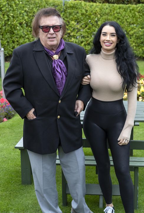 Singer and songwriter, Don McLean, and his girlfriend. Picture: Colin Keegan, Collins Dublin
