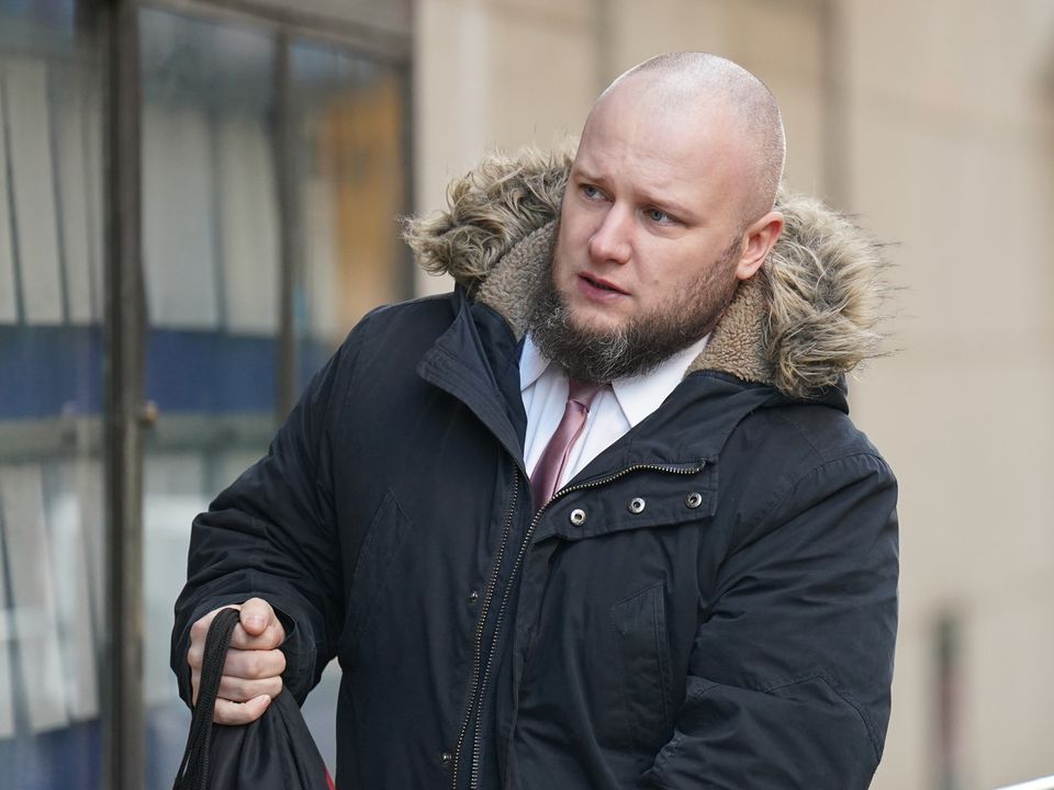 Car assembly line operative Damien Drackley arrives at the Old Bailey (James Manning/PA)