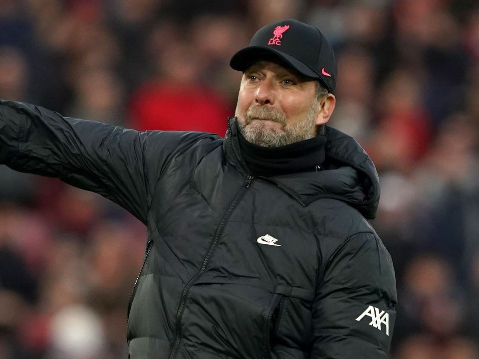 Liverpool manager Jurgen Klopp has not given up hope of catching Manchester City (Peter Byrne/PA)