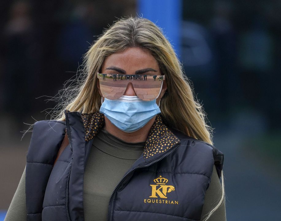 Katie Price (Steve Parsons/PA)